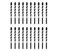 Hklshyd Punte da Trapano Multiuso, 50-Piece 6 mm Multi-Materiale Drill Bit Impostata per Foratura in Mattonelle, Cemento, Legno E Plastica, in Metallo Duro Massoneria Drill Bit Set