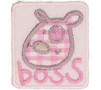 HKM 10230969 Toppe, Tessuto, Rosa/Marrone, 37 mm