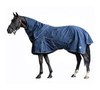 HKM 10391 - Coperta per esterni, con collo rimovibile, imbottitura da 200 g, colore: blu, 145