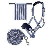 HKM 10733 - Set Cavezza con Frange da Caviglia, 180 cm, moschettone, Pony VB WB