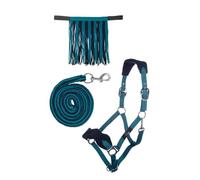 HKM 10733 - Set Cavezza con Frange da Caviglia, 180 cm, moschettone, Pony VB WB