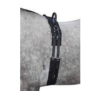 HKM 12701 - Cinghia Lunga in Tela, Doppio Manico Fisso, Colore: Nero MS
