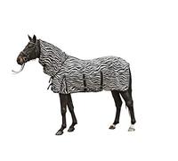 HKM 155 - Coperta anti-mosche con pettorina, colore: Bianco/Nero
