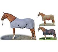 HKM 4000315524747 - Coperta anti-mosche, colore: Argento/Nero 135