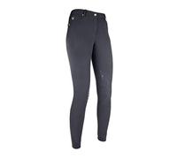 HKM 4057052263064 - Pantaloni da equitazione Basic in silicone, taglia 20, colore: Nero