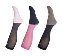 HKM 578039170058 - Calzini da equitazione rosa/blu/grigio, 35/37