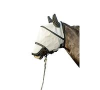 HKM 81277191 - Maschera da Mosca con Protezione Nostril per Arrampicata, S, Colore: Argento/Nero