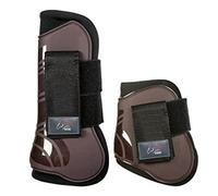 HKM 91992191.0643 - Ghette e Tappi per spalmare, Genova, 4 pz, Colore: Marrone Scuro/Nero