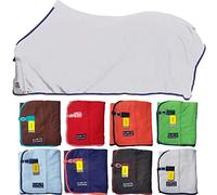 HKM Alaska - Coperta sudata, colore: blu scuro, lunghezza schiena 155 cm