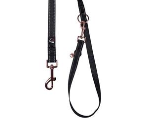 HKM Anam Cara Guinzagli per cani Nero/Rosa Oro M