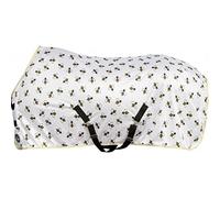 HKM Bee 1243 - Coperta per Cavalli, Colore: Bianco/Giallo 135