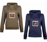 HKM Buenos Aires Felpa con Cappuccio, Blu Scuro, XL Donna
