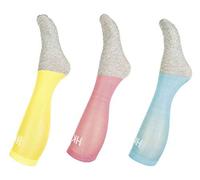 HKM Calze da Uomo microcot TON Colour Set di 3, Uomo, Socken -Microcotton Colour- 3er Set, Gelb/Pink/Aqua, 32-34