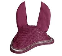 HKM Cappuccio antimosche-12274 Cappuccio antimosche bordeaux purosangue