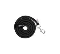 HKM Carlotta Corda con moschettone Nero 180 cm