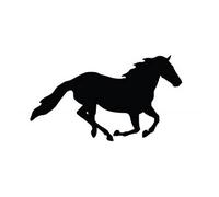 HKM Cavallo al Galoppo Adesivo Auto Multicolore One Size