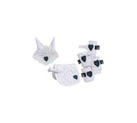 HKM Cuddle Pony Set da torneo Bianco/Rosso Taglia Unica