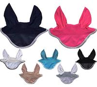 HKM - Cuffia per Mosche HKM Premium, Colore: Nero/Nero