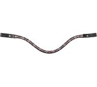 Frontalino in cuoio con brillanti decorativi modello Daisy Hkm Sports Equipment