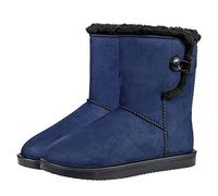 HKM Davos Button Fur, Scarpe Impermeabili Unisex-Adulto, Blu Scuro, 40 EU