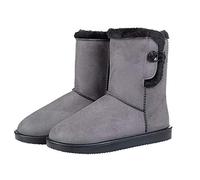 HKM Davos Button Fur, Scarpe Impermeabili Unisex-Adulto, Grigio, 35 EU