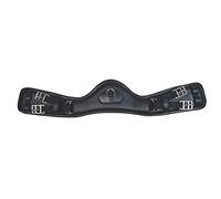 Sottopancia anatomico da dressage in cuoio con doppio elastico gommato Hkm Sport