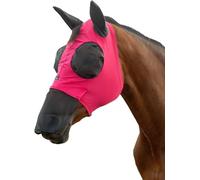 HKM Elastica Maschera anti mosche con protezione per le narici Magenta XS