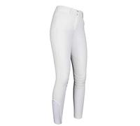 HKM Elite Hunter, Pantaloni da Equitazione in Silicone, 1200, Bianco, 42 Donna