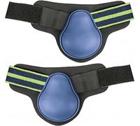 HKM Equestrian 6948 - Ghette e campane per zoccoli, colore: Blu navy/oro rosa