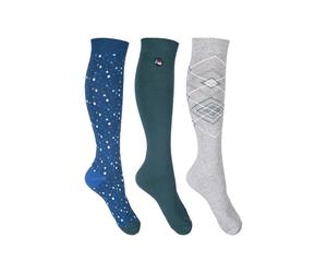 HKM Florida Calze al Ginocchio, Blu Navy/Petrolio, 35-38 Donna