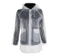 HKM Regenjacke, Transparent, Giacca Impermeabile Uomo, Trasparente, L