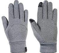 HKM Guanti da equitazione invernali grigio chiaro 10