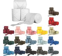 Hkm Hkm 4000315850471 - Fasce in Pile Polare, Set da 4, 2.100, Marrone Scuro, 200 cm