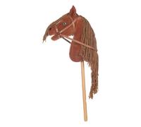 HKM Hobby Horse - Mini-marrone rosso Horsing Sport con cavallo a spina cavallo
