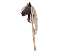 HKM - Hobby Horse Professional Slim Line, cavallo per bambini, cavallo bastoncino per hobby, marrone scuro