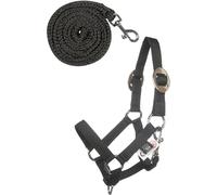 HKM Hobby Horsing Basic - Set di cavezza per hobby Horse con cavezza regolabile e maglia di guida per bambini dai 3 anni in su