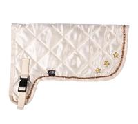 HKM Hobby Horsing - Coperta premium con pietre glitterate e toppe a forma di stella, colore: beige