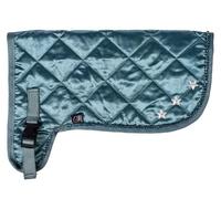 HKM Hobby Horsing - Coperta premium con pietre glitterate e toppe a forma di stella, colore: Turchese