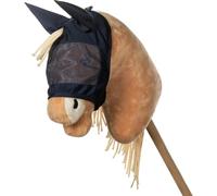 HKM- Hobby Horsing Maschera Anti-Mosche, Colore Blu Navy, Horse, 15268