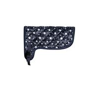 HKM Hobby Horsing Print Coperta Blunavy Con Stelle One Size