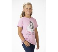 HKM Horse Spirit Maglietta, Colore: Rosa, 152 Unisex-Bambini e Ragazzi
