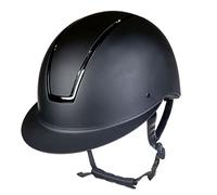 HKM Lady Shield - Casco da equitazione, nero lucido, L 58-60 cm