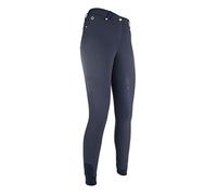 HKM LG Basic 6900 - Pantaloni da equitazione, blu scuro, 36