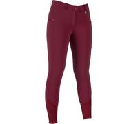 HKM Livigno Silicone Ginocchio Pantaloni, Bordeaux, 24W Donna