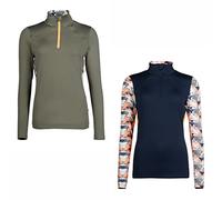 HKM Lyon Active Camicia, Olivgrün, XXL Unisex-Adulto