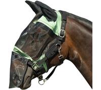 HKM Maschera anti mosche premium con protezione per le narici Uscita Pony