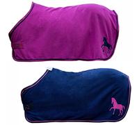 HKM Mini Coperte da Sella Equestre Blu Scuro 95