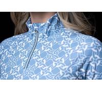 HKM Minimal T-Shirt, 6012 Blu Fumo/Bianco, M Donna