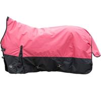 HKM Norwich- 600D, 100g Wattefüllung Coperta a collo alto Corallo/Nero 125