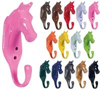 HKM Pferdekopf 13763 - Testa di cavallo, colore: Verde fluo